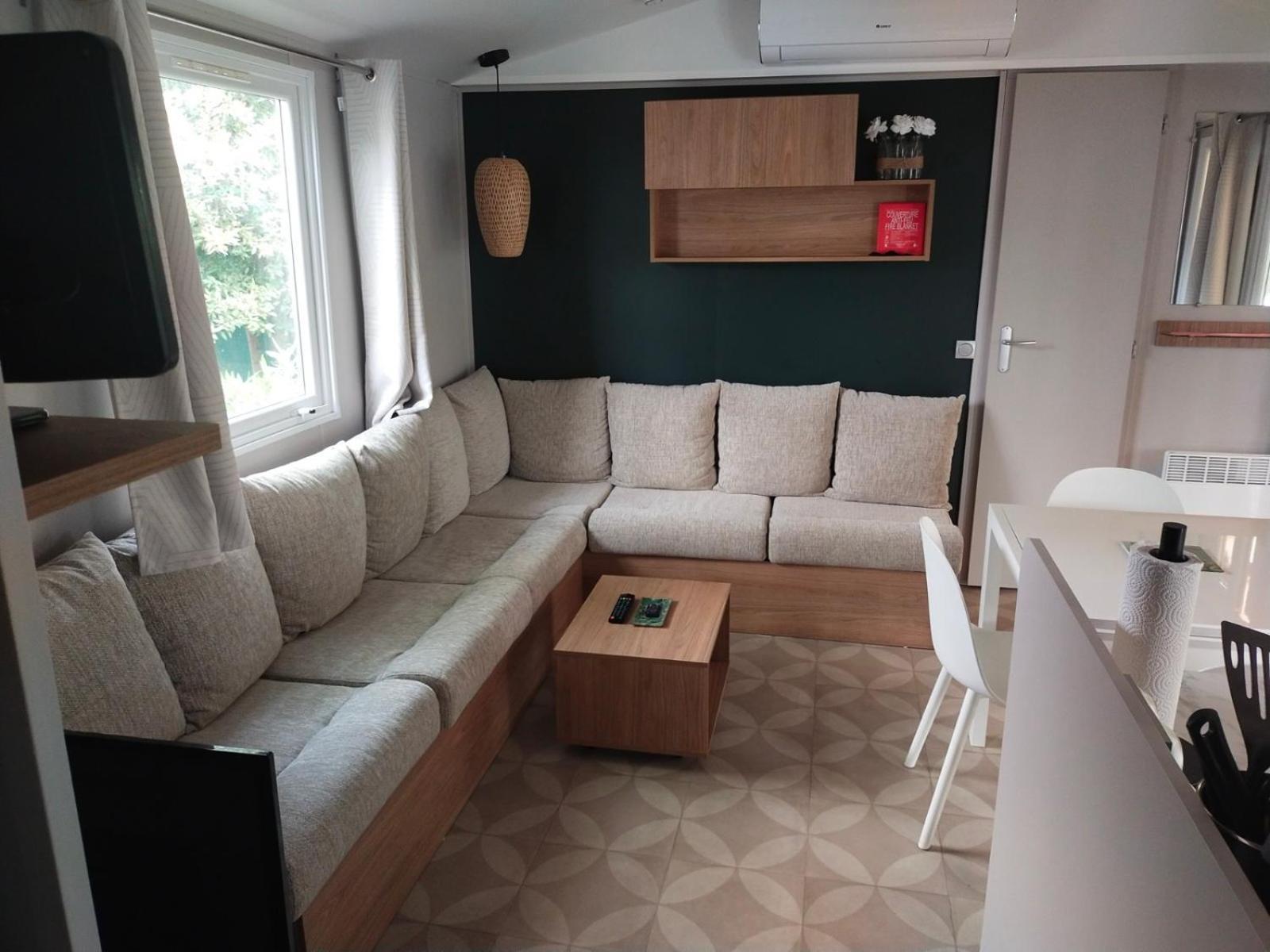 Mobil Home Le Lozerien Valras-Plage Bagian luar foto